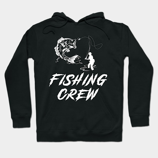 Fishing Crew Awesome Tee: Reeling in Laughter! Hoodie by MKGift